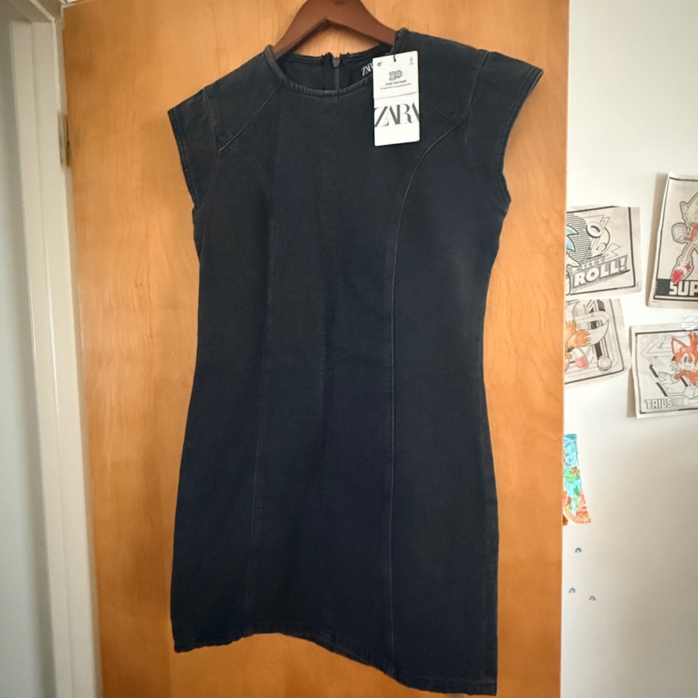 Zara Dark Blue Mini Dress